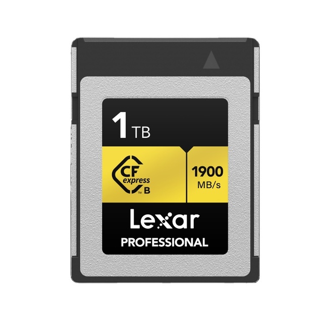 LCXEXPR001T-RNENG Lexar Professional GOLD Series CFexpress Type B Card Made of Durable Plastic