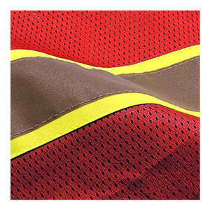 Chaleco de seguridad reflectante de diseño OEM, color verde de alta visibilidad con cremallera frontal, antiestático, ignífugo, ropa táctica. - Product Image 3