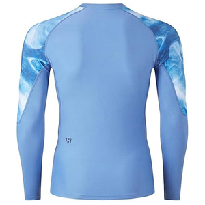 Chemise de compression pour homme de haute qualité, manches longues, protection UV, imprimé graphique, fournisseur en gros OEM - Product Image 4