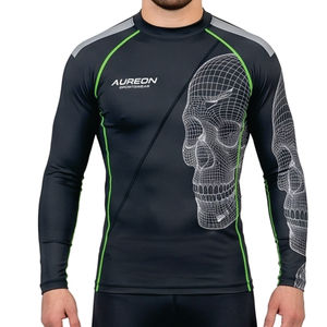 <b>Men</b> <b>Compression</b> <b>Shirt</b> Moisture Wicking Athletic Base Layer For Gym Fitness Running Training Sports Wear - Product Image 1