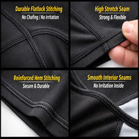Ensembles de rashguards personnalisés pour hommes adultes à manches longues en Spandex/Nylon extensible, UPF50, anti-UV, respirants, anti-bactériens, séchage rapide