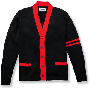 <b>Men</b> Casual Fashion <b>Cardigan</b> Sweater V Neck Button Closure Long Sleeve Knitted Soft Warm Comfortable Business Office Daily Wear - Product Image 3