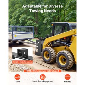 Telaio per pallet da 4000 libbre per skid steer, attacco forche pallet da 45 pollici, ricevitore attacco rapido da 2 pollici - Product Image 5