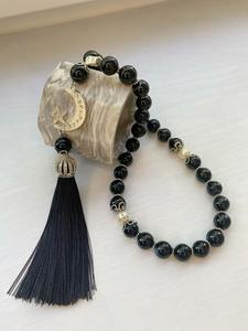 Venta al por mayor Creative Art Zone CAZ-0829 Rosario Tasbih de oración redondo de resina, hecho a mano, indio islámico, ecológico, personalizable - Product Image 2