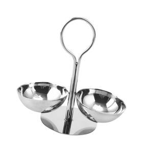 Bol de service pour ustensiles de cuisine, argenté, pour noix, doré, poli, décoratif, pour mariage, pour fruits secs - Product Image 2