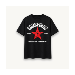 Camiseta Negra con Estampado Gráfico |   Camiseta Vintage Oversized de Banda |   Camiseta estampada Red Star 1990-2020 |   Fabricante OEM Personalizado - Product Image 3