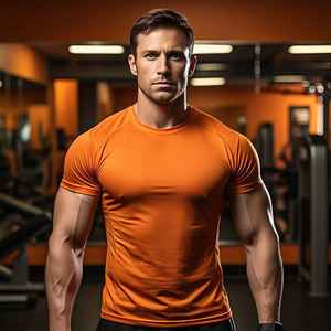Ropa Deportiva para Hombre, Camiseta de Gimnasio, el Mejor Material, Secado Rápido, Cómoda, Personalizable, Compresión para Entrenamiento, Manga Corta, Transpirable - Product Image 5