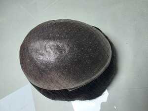 Taz Hair Bangladesh <b>Mens</b> Toupee Hair <b>Wig</b> with Skin Base 100% Density Remy Grade Kinky Straight and Deep Wave Styles - Product Image 6