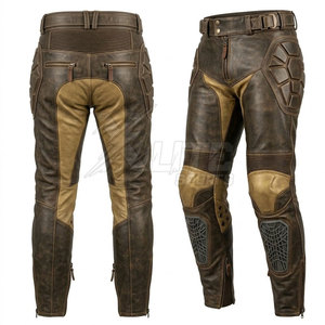 Pantalones de Motocicleta Unisex de Cuero de Primera Calidad para Todas las Estaciones, Cómodos, Transpirables, Flexibles, con Características de Seguridad, para Uso Prolongado, de Alta Calidad - Product Image 3