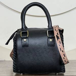 Wholesale Genuine <b>Leather</b> <b>Tooled</b> Western Speedy Bag Cowhide <b>Leather</b> Floral Handcrafted Lady Shoulder Multipurpose Speedy Handbag - Product Image 5