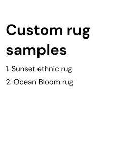 Alfombra Rectangular Hecha a Mano, Estilo Oriental Ecológico, Decoración para el Hogar - Product Image 1