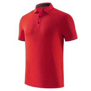 2025 Venta caliente diseño personalizado Logo poliéster Color sólido uniforme Golf Polo camisa para hombres y mujeres - Product Image 1