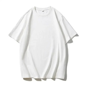 Camiseta unisex de punto oversize con hombros caídos, manga corta, informal, de algodón, estilo streetwear. - Product Image 4