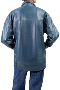Ropa de Moda Urbana para Mujer, Chaqueta de Cuero, Chaquetas de Tallas Grandes, Chaquetas de Cuero Extra Grandes para Mujer - Product Image 6