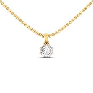 Colgante Solitario de Diamante Cultivado en Laboratorio con Corte Octogonal, Radiante, Elegante y Clásico, Regalo de Joyería para Mujer, para Ocasiones Especiales - Product Image 5