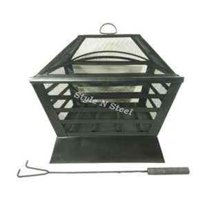 Brasero de Hierro de Lujo con Pintura Resistente al Calor, Diseño Independiente, Calentador Exterior para Leña/Carbón - Product Image 1