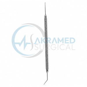 Instrumentos Quirúrgicos Veterinarios de Acero Inoxidable al por Mayor: Empujador de Anillos Malyugin de Doble Extremo Krausz y Manipulador Lester - Product Image 6
