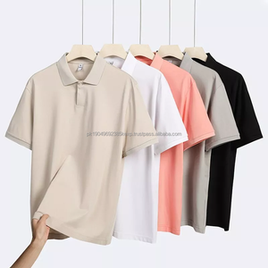 Camisetas de Verano Personalizadas con Logotipo Privado, Casuales, Holgadas, de Manga Corta, Transpirables, de Punto, de Algodón/Poliéster para Hombre - Product Image 2