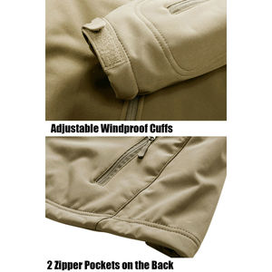 Chaqueta Softshell de Invierno con Capucha y Cierre Frontal, Diseño Moderno para Hombre, Tela de Lona, Resistente al Viento, Servicio OEM, Precio Económico - Product Image 5