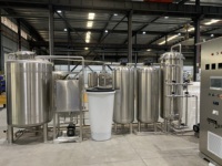 Système d'eau purifiée, usine d'eau RO, eau ultra pure, acier inoxydable 316L, double passage RO+EDI, 1,5T/H, GMP, entièrement automatique