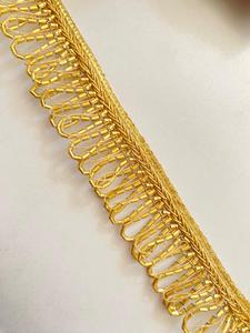 Metallic Sequin Fringe Tassel Trim Border Lace Deals In Wholesale Use In Decoration And DIY - Product Image 5