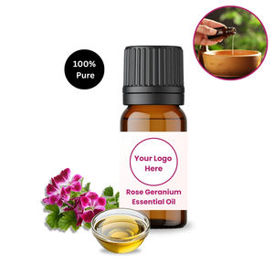 Huile Essentielle de Géranium Biologique Certifiée (Pelargonium Graveolens) Distillée à la Vapeur, Arbre à Thé 100% Pur Qualité Supérieure Personnalisée - Product Image 6