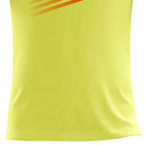 Camiseta de Fútbol Personalizada para Hombre, Verde Lima y Naranja a Rayas, Cuello Redondo, Manga Corta, Absorbe la Humedad, 100% Poliéster, Alta Calidad, 140 g/m² - Product Image 3
