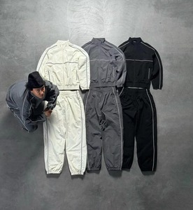 Windbreaker <b>Set</b> <b>Embroidery</b> Clothing Designer Clothes Sportswear <b>Set</b> Custom Tracksuit Nylon Track Suit Unisex <b>Sets</b> - Product Image 1