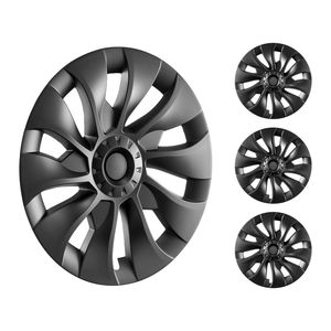 Copricerchi per Tesla Model 3 (2017-2023) da 18 pollici, in ABS PC, con protezione a scatto e copertura per valvola - Product Image 1