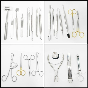 ชุดเครื่องมือผ่าตัดทางทันตกรรม 10 ชิ้น ด้ามจับแบบมีลาย  วัสดุสีเงิน  แบบใช้มือ  คลาส 1  เครื่องมือจัดฟัน  เครื่องมือผ่าตัดทางทันตกรรม - Product Image 3