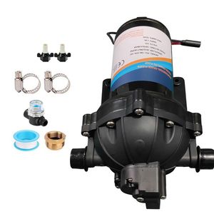 7GPM 70PSI 12V DC Heavy Duty RV Fresh Water Pump Five Chamber Self Priming Diaphragm Black Marine Pumps with High Pressure - Product Image 4