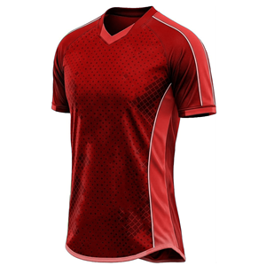 Maillot de football pour homme vert à col en V et manches courtes, imprimé géométrique, en polyester respirant, vêtement de sport toutes saisons - Product Image 3