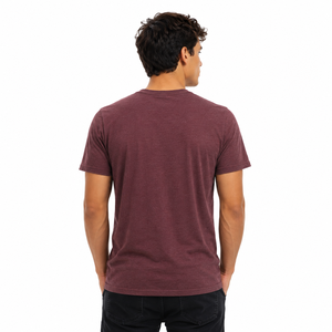 Custom Plain Crew Neck Men's T-<b>Shirts</b> Premium Cotton Soft Casual Tee Streetwear <b>Y2K</b> Wholesale OEM ODM Supplier USA - Product Image 2
