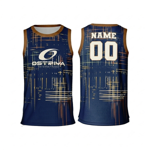 Maillots de basketball réversibles personnalisés en gros – Numéros imprimés par transfert thermique – Gilet d'équipe pour hommes – Haute qualité, respirant, devant imprimé - Product Image 1