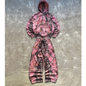 Sudadera con Capucha de Invierno para Hombre, Casual, Transpirable, Talla Grande, Estampado de Camuflaje, Personalizable, de Poliéster/Algodón Grueso, de Alta Calidad OEM - Product Image 3