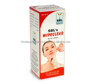 Loción SBL Wipe Clear para el Acné, Solución Homeopática Orgánica Nutritiva para Granos Corporales y Piel Grasa, 30 ml - Product Image 1
