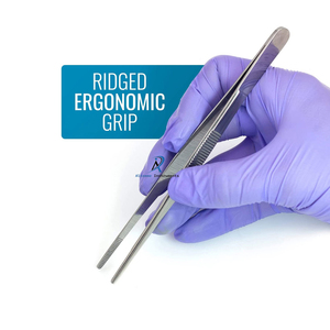 Pince à dents chirurgicale de précision en acier inoxydable à pointe dentée pour la manipulation des instruments dentaires - Product Image 2