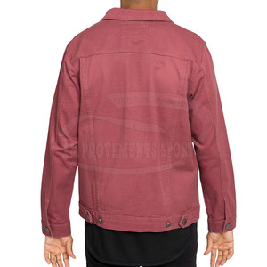 Chaqueta vaquera transpirable de alta calidad para hombre, chaqueta vaquera para hombre de bajo precio, chaqueta vaquera para hombre recién llegada - Product Image 3