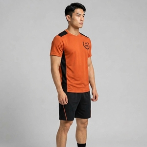 <b>Men</b> <b>Short</b> Set High Quality <b>Men</b> <b>Short</b> Set Custom Design Matching <b>Shorts</b> and Top Breathable <b>Lightweight</b> Polyester Fabric Comfort - Product Image 5