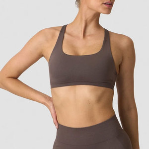 Sapdnex – Vêtement de sport et de yoga à haute élasticité avec bretelles croisées au dos, coussinets amovibles, coupe ajustée, anti-transpiration, pour l'entraînement en extérieur - Product Image 4