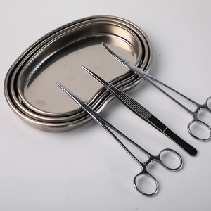 BAFA SURGICAL INSTRUMENTS - Pinzas de Acero Inoxidable Manuales Plateadas Esterilizadas para Bandeja, Contenedor, Botella, Uso Médico, Dental y Quirúrgico - Product Image 1