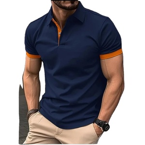 เสื้อยืดโปโลผู้ชายผู้หญิง, เสื้อยืดคู่รักผ้าฝ้ายลำลองแขนสั้น100% 260กรัมสไตล์ฮิปฮอปสตรีท - Product Image 3