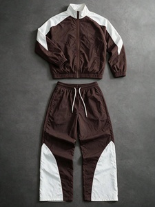Custom Windbreaker <b>Jacket</b> and Nylon <b>Track</b> Pants Zipper Nylon Sweatsuit <b>Men</b> Windbreaker Tracksuit <b>For</b> <b>Men</b> - Product Image 3