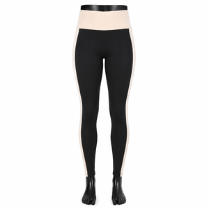 Leggings de sport pour femmes de haute qualité, sans couture, taille haute, avec cordon de serrage, couleur unie, longueur intégrale - Product Image 3