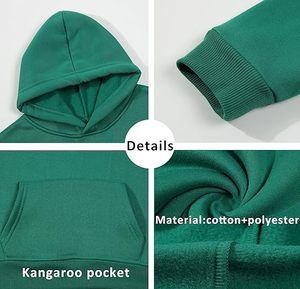 Conjunto Deportivo de Invierno para Niños, Sudadera con Capucha y Pantalones Jogger, Ropa Deportiva Unisex para Niños Pequeños, Forro Polar Cálido, Pana 100% Algodón, Personalizado - Product Image 4