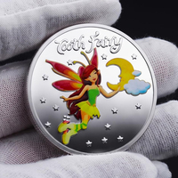 Pièce commémorative OEM Féerique des Dents, Médaille souvenir en métal porte-bonheur scintillante, gaufrée en 3D, cadeau souvenir pour les dents de lait des enfants