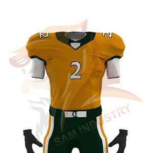 Ventes en gros de tenues de football américain à prix avantageux, ensemble personnalisé sublimé, uniforme de football américain de haute qualité - Product Image 4