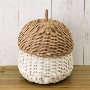 Jouet en rotin artisanal pour enfants, jeu d'intérieur, prix bas, maisonnette en forme de gland avec couvercle amovible - Product Image 4