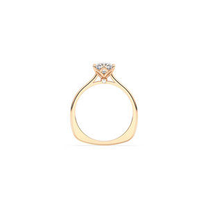 Bague de fiançailles REYES en diamant de laboratoire HPHT CVD sur mesure pour femme, certifiée IGI, or massif 14K 18K, cadeau de mariage, bijoux - Product Image 6