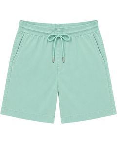 Short de bain d'été vert menthe pour homme, séchage rapide, taille élastique avec cordon de serrage, décontracté, léger, idéal pour les vacances - Product Image 1